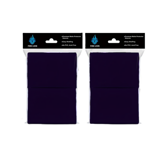 Black Card Sleeves with Card Protector