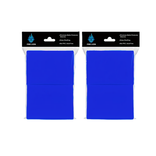 Blue Card Sleeves with Card Protector